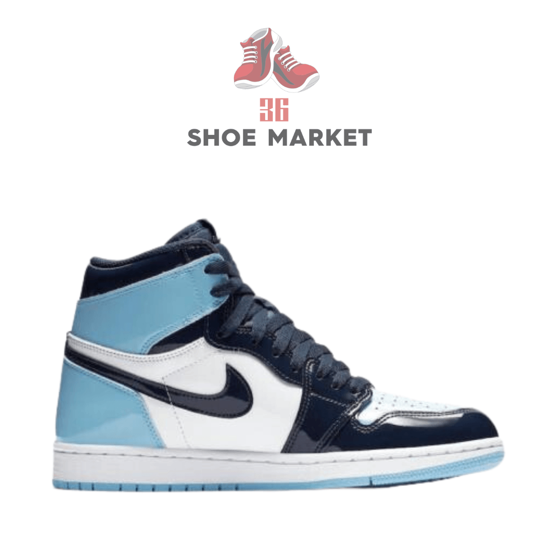 Ar Jrdan 1 Retro High Obsidian Blue Chill White