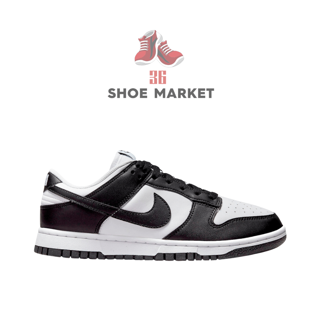 Nke SB Dunk Low Next Nature Panda White Black Shoes